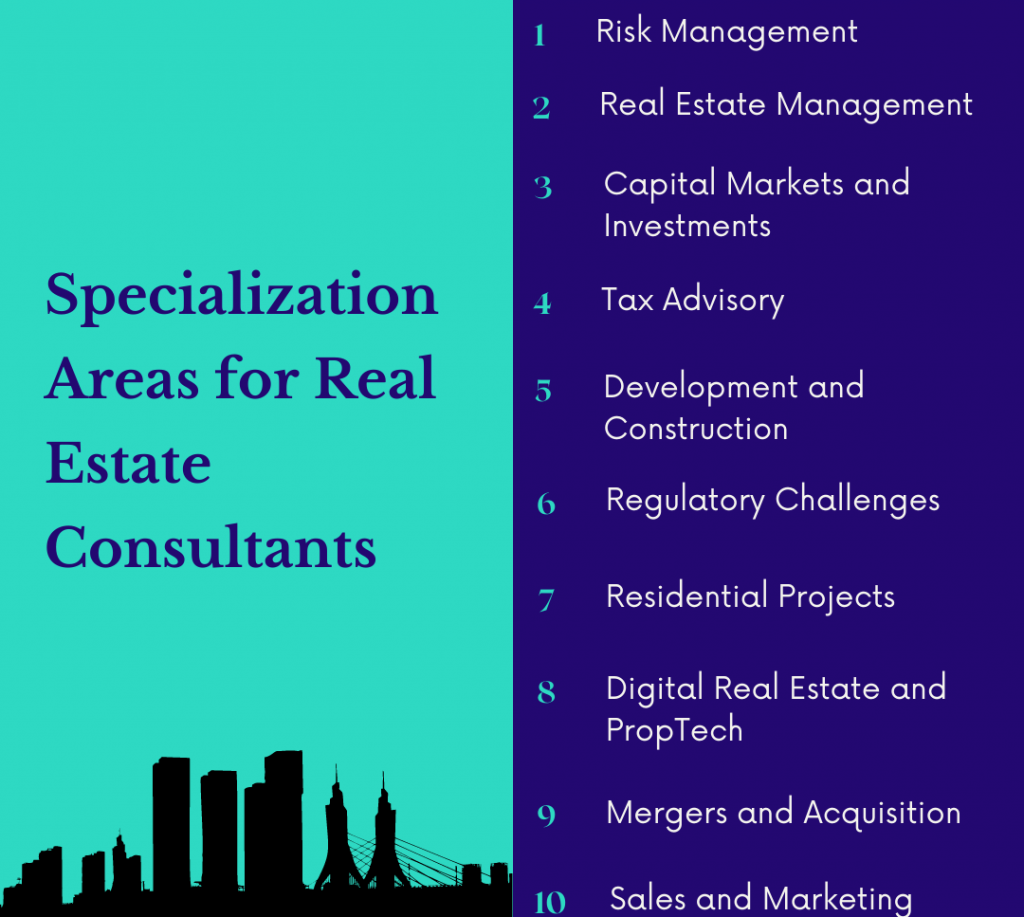 What does a real estate consultant do?